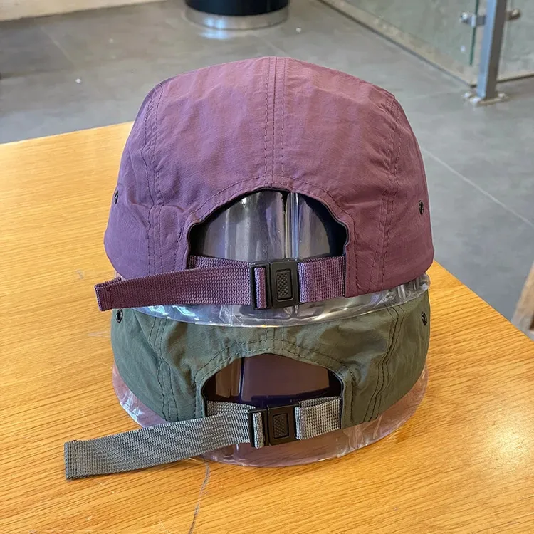 Cappello da baseball corto giapponese da uomo e da donna, a visiera morbida, a cinque pezzi, per esterni, ad asciugatura rapida, da strada, 240621_voghion.com