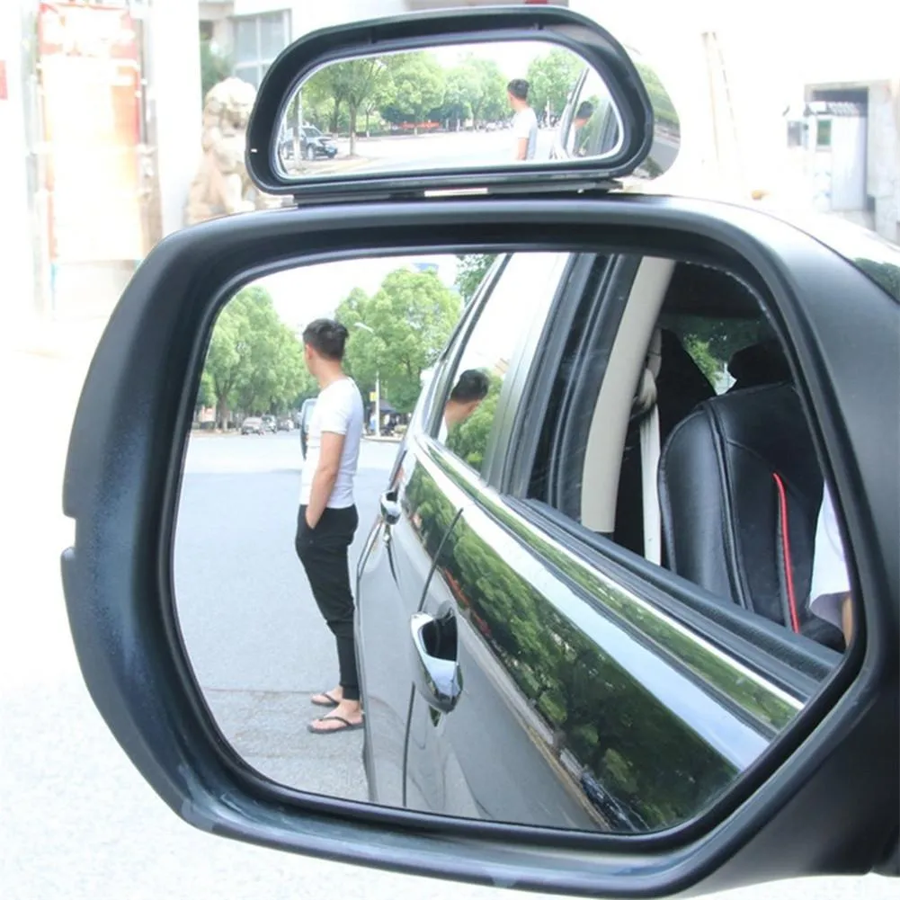 2Pcs Car Blind Spots Mirror 360 Degree Wide Angle Adjustable Spots Mirrors For Trucks Car Side View Mirror Haoyisph I.789356401 - View #6
