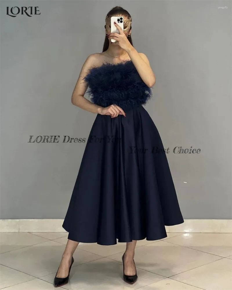 solid prom & homecoming dresses Black Solid Black Bow Prom Dresses Homecoming Dresses – Hoprom main image 0
