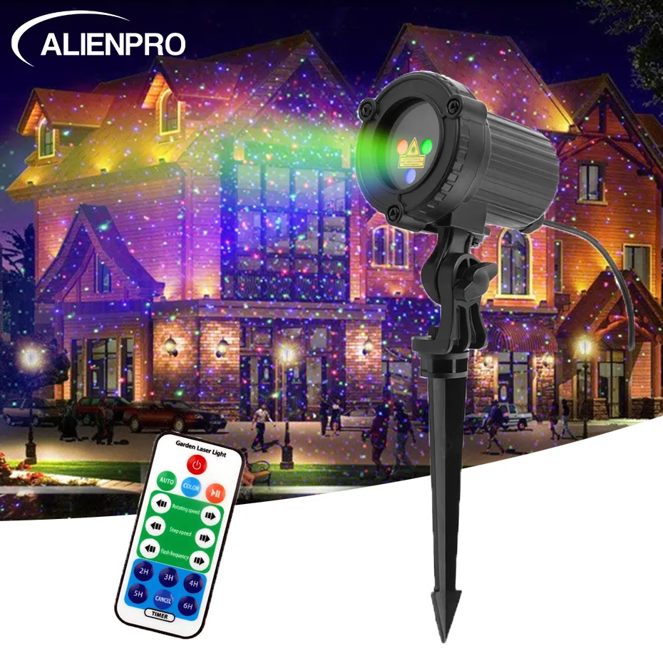 Projecter Static DHgate.com:Waterproof Moving Static Star Christmas Laser Projector for ...
