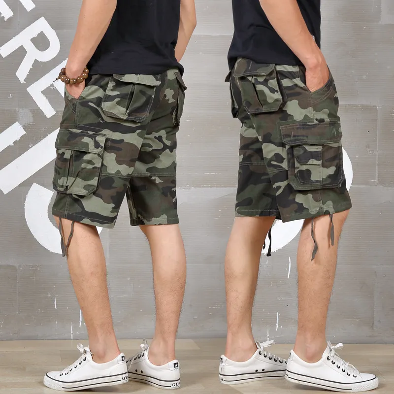 Camouflage Multipocket Short-cargo pants for Men - Perfect for Summer  Leisure, Trekking, Climbing, Hiking, and Military Tactical Wear - Available  in Plus Sizes 29-44