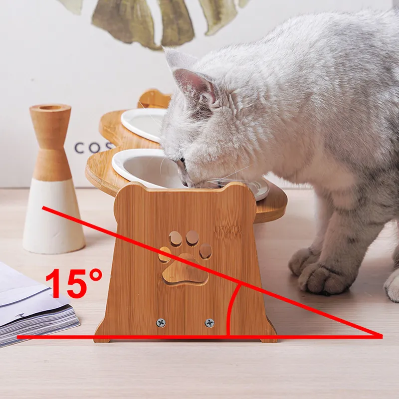 Keramiknpfe Fr Katzen, Erhhte Futternpfe Aus... Von 61,5  | DHgate