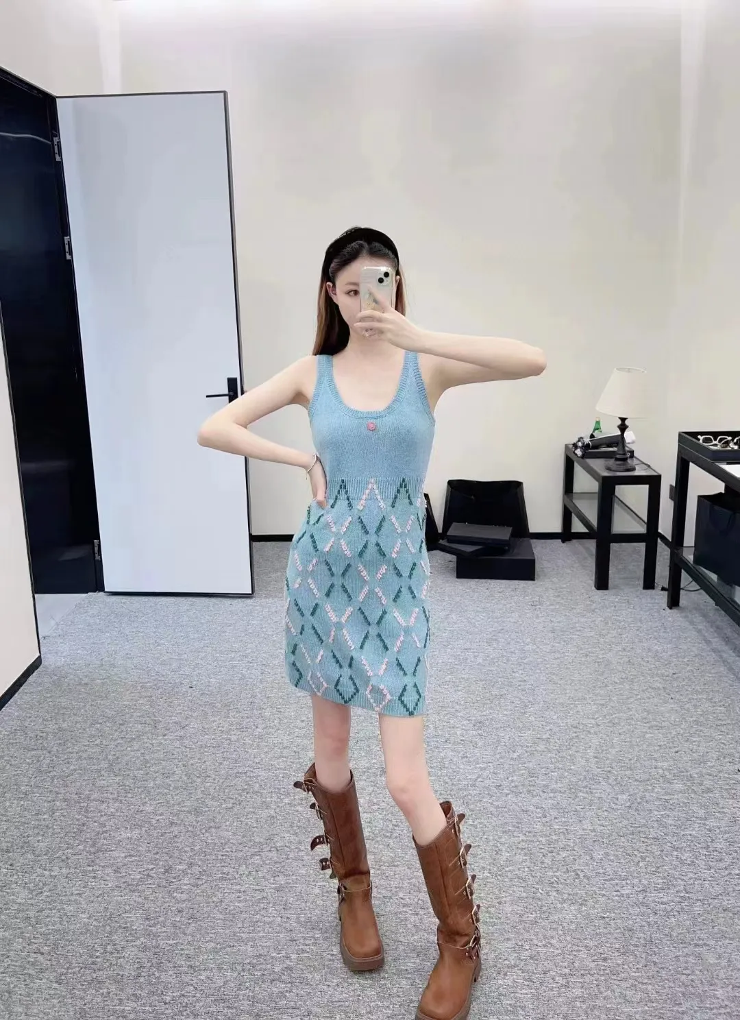 Chan Womens Designer Knitted Dress Mini Skirt Vest Party Dress Sexy Summer  Fashion From Ifashionhk2, $125.63 | DHgate.Com