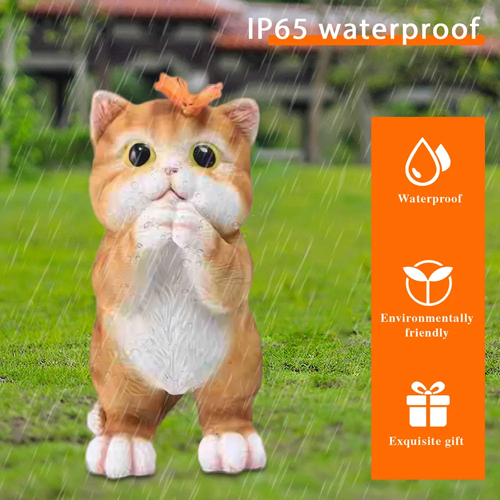 Solar Cute Animal Night Lights IP65 Waterproof Cat \u0026 Dog Figurine Garden  Decor Small Handicraft Landscape Lighting From Ddmyjul, $80.09 | DHgate.Com, image size:1001x1001