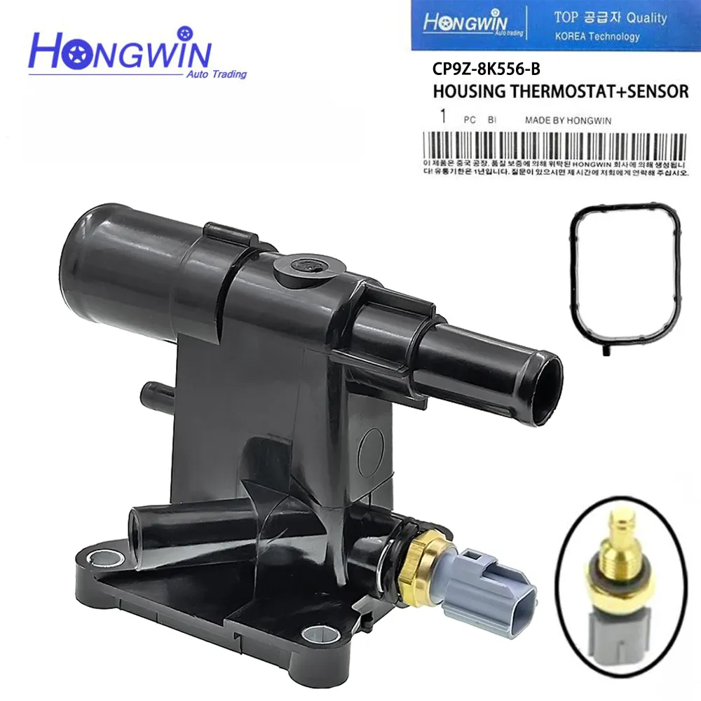 Engine Cooling Thermostat Water Outlet For Ford Focus EcoSport 2.0 