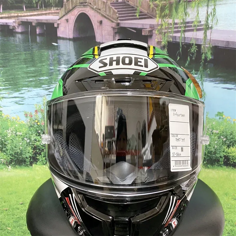 Green Full Face moto helmets for X- Spirit III, ZX-10RR Green Full Face moto helmets for X- Spirit III, ZX-10RR