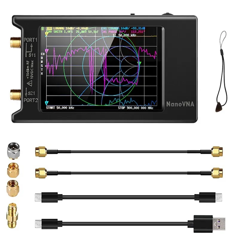 Nanovna Vector Network Analyzer: HF Antenna Analyzer 10kHz 1.5GHz For ...