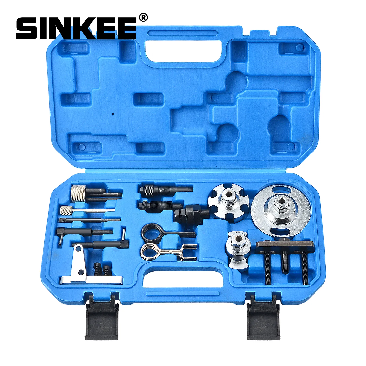 Engine Timing Tool Kit For VW Transporter Crafter LT T4 2.4D 2.5 TDI - Complete Set With Case
