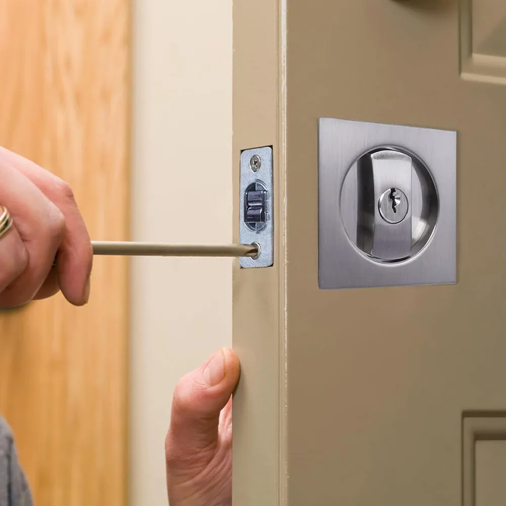 Pocket Door Lock Pull Recessed Square Privacy Lock for Sliding Pocket Doors  from Dhgate Handles \u0026 Pulls - price 69.46, image size:1001x1001