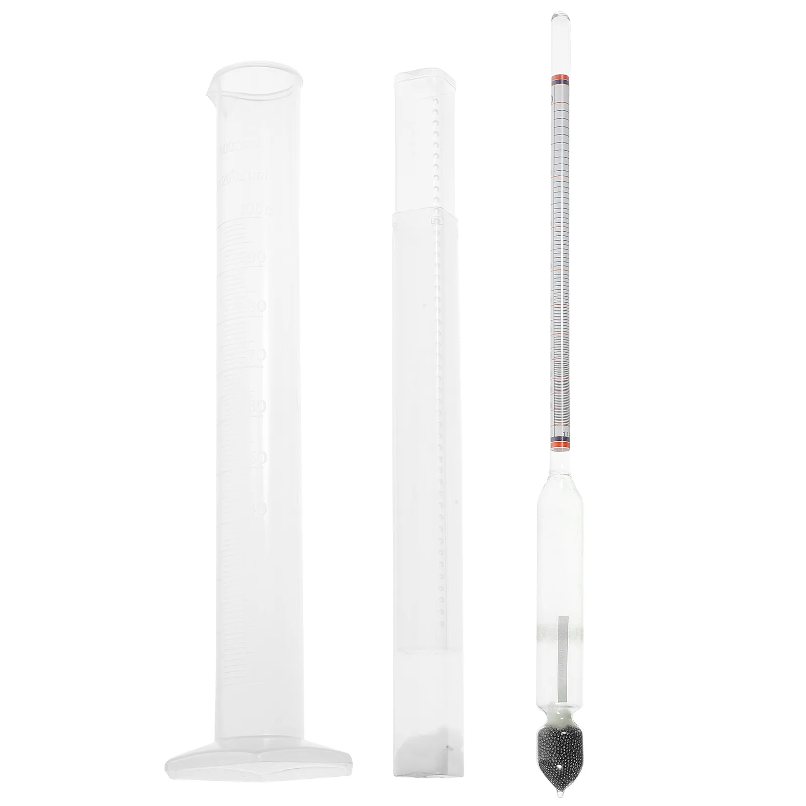 Hydrometer Set Triple Scale Hydrometer Specific Gravity Hydrometer Wine Mead Beer ABV ...