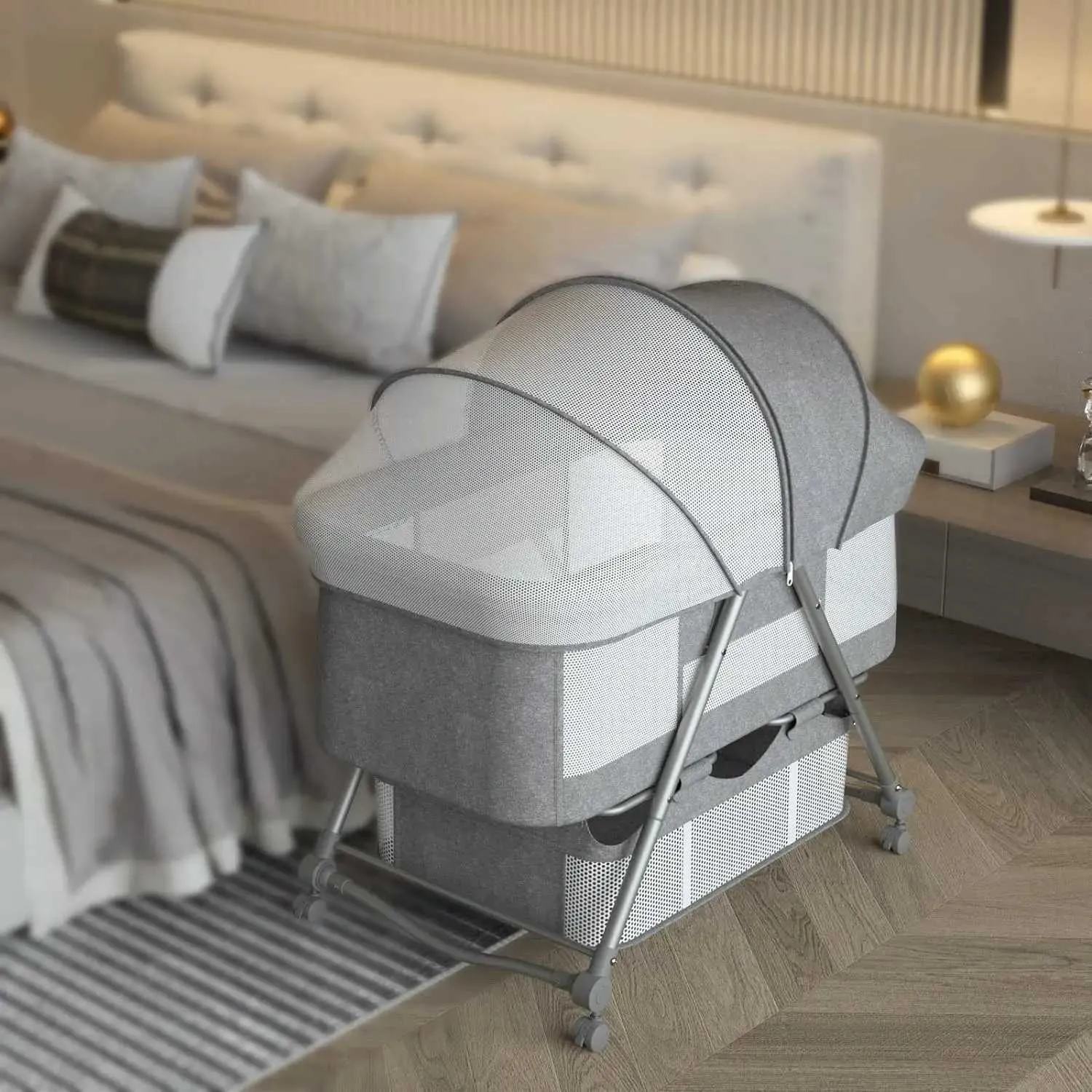 2 in 1 rocking bassinet sales