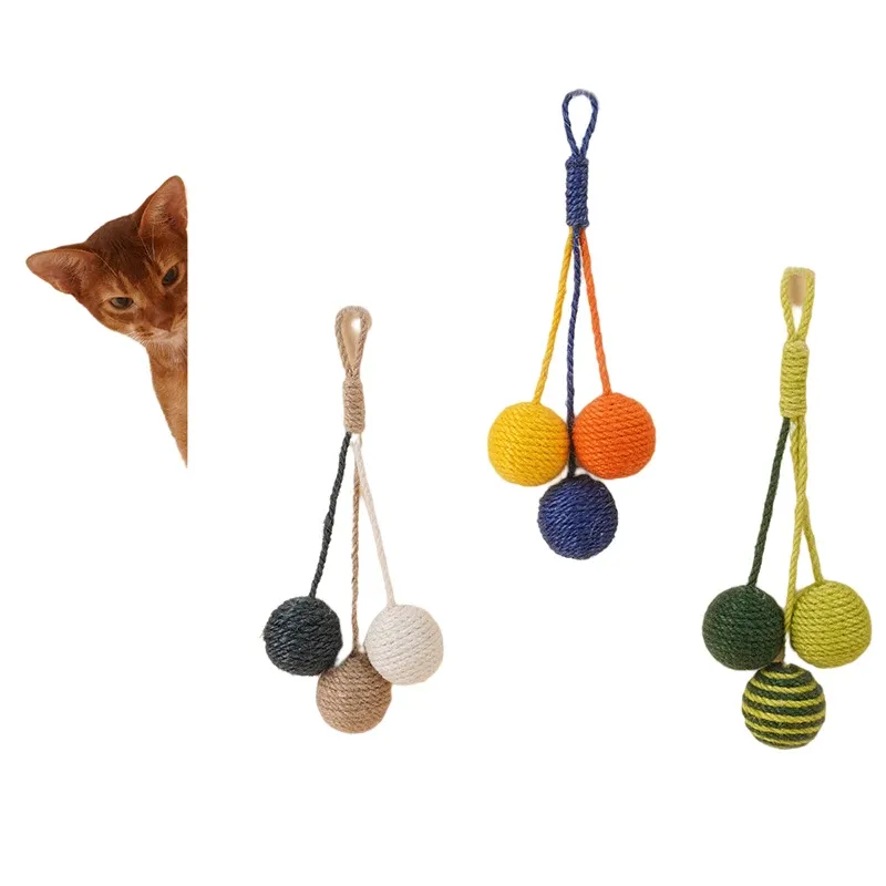 DHgate.com:Sisal Cat Scratch Ball, Natural & Chewable Interactive Cat ...