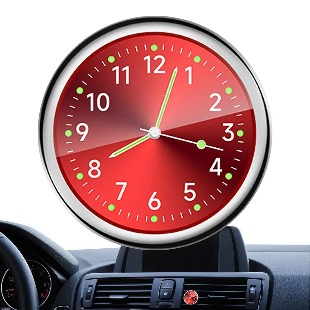 Optimized product title: Quartz Car my dashboard Analog Clock with Time ...