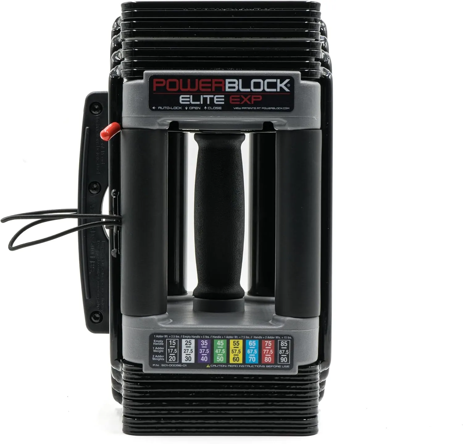 Powerblock Sport PowerBlock Elite EXP Adjustable Dumbbell Stage 2 50 70 Lbs Power Block - View #4
