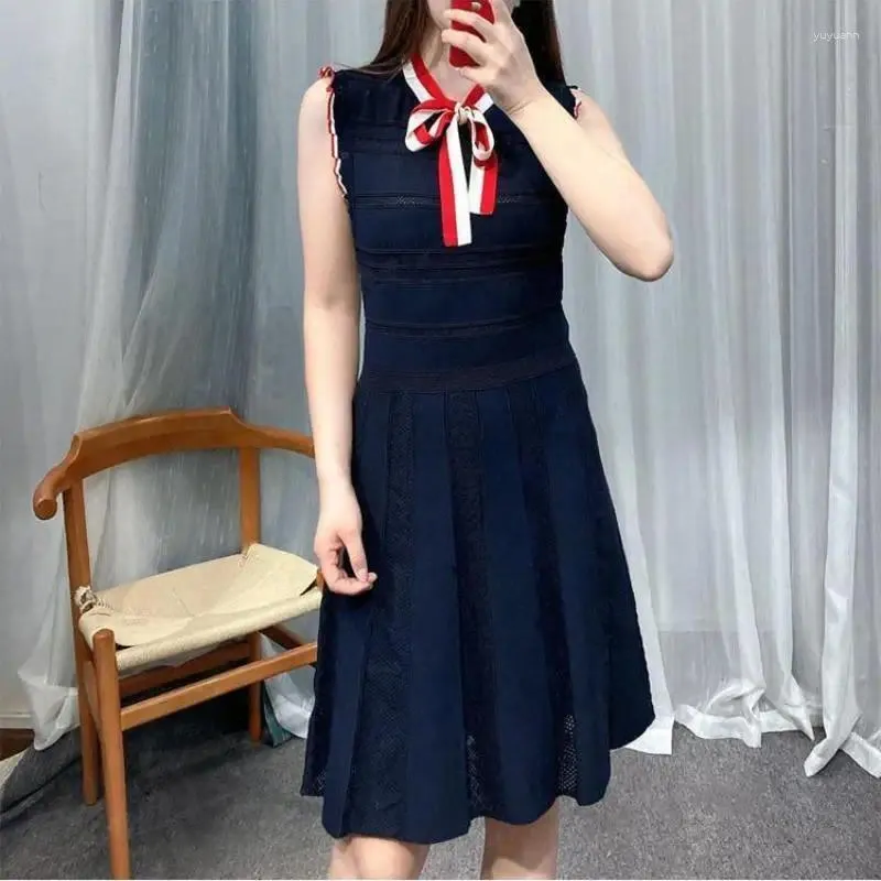 DHgate.com:Butterfly Sleeve Knitted Dress: Elegant Hollow-Out  