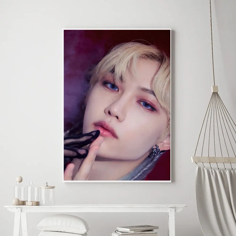 Poster Stray Kids Kpop Felix - Décoration Murale Toile 30x45 Cm - Haute Résistance, Imperméable - Pour Chambre, Salon - 7