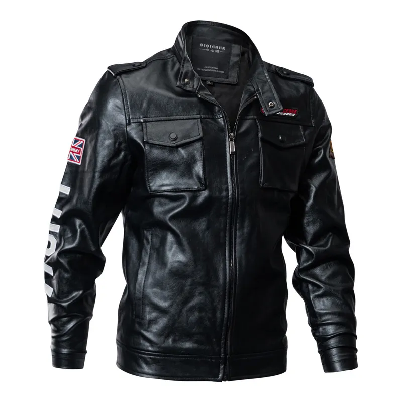 Winter Tactical PU Leather Best Bomber Jackets For Men Slim Military Bomber Coat With Faux Leather Accents Army Pilot Motorcycle Best Bomber Jackets In Plus Size 4XL From Ddmymay 52.83 DHgate.Com
