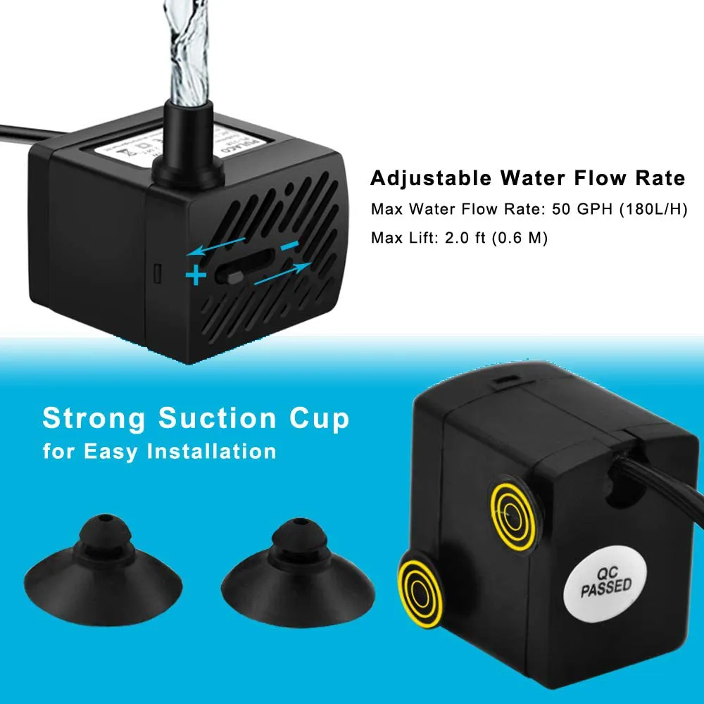 Aquarium Oxygen Pump Portable Solar Powered Air Pu... - Vicedeal