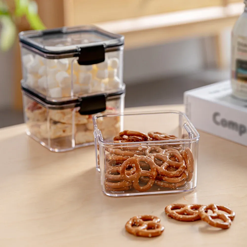 Stackable Food Storage Containers with Airtight Lids for Bulk Grain ...