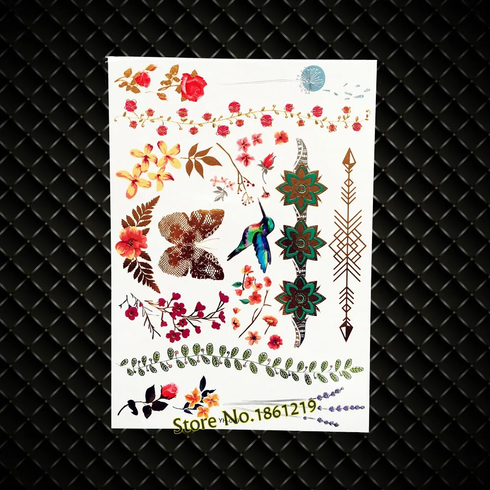 25 Style Gold Metallic Mandala Flower Waterproof Temporary Tattoo Bracelet  Body Art Sticker from Dhgate Airbrush Tattoo Supplies - price 20.95, image size:1000x1000