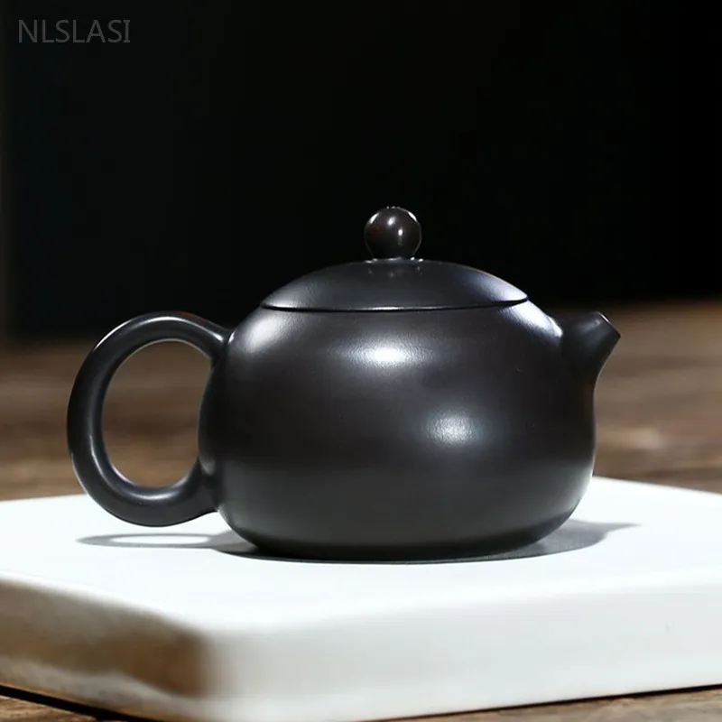 DHgate.com:210ml Handmade Black Mud Xishi Teapot: Unique