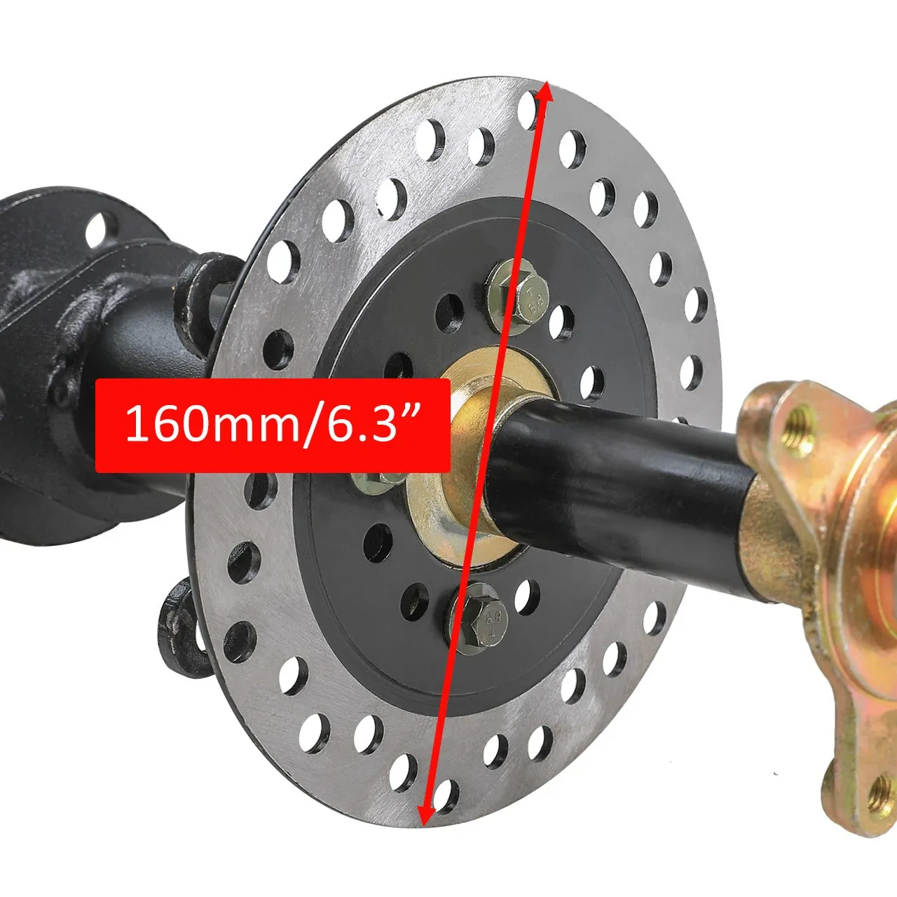760MM Rear Differential Axle Kit 72V 1500W Electric Motor with 9.5