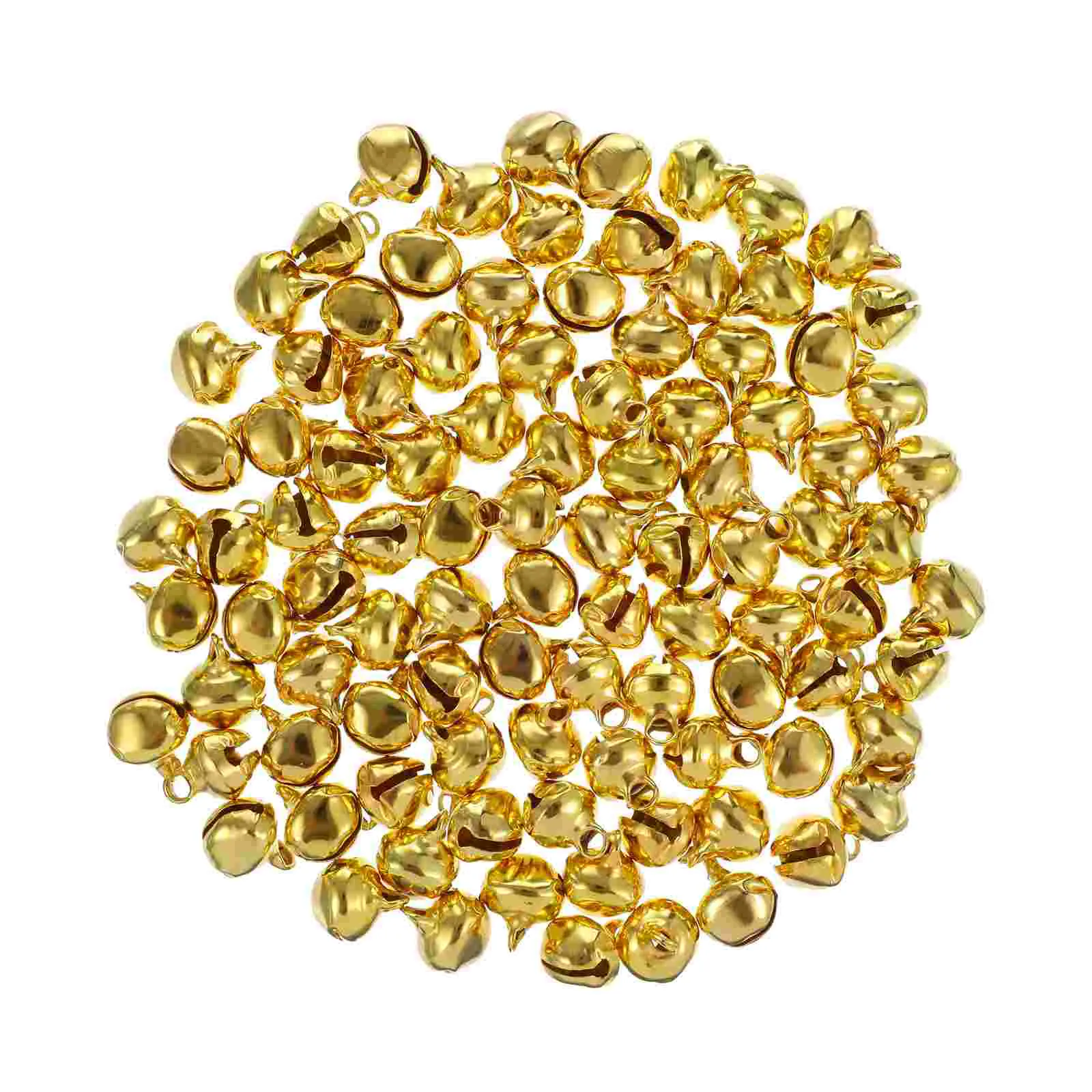 100 Petites Clochettes Grelots En Métal Doré | Pour Déco Noël, Bijoux DIY, Artisanat - 10