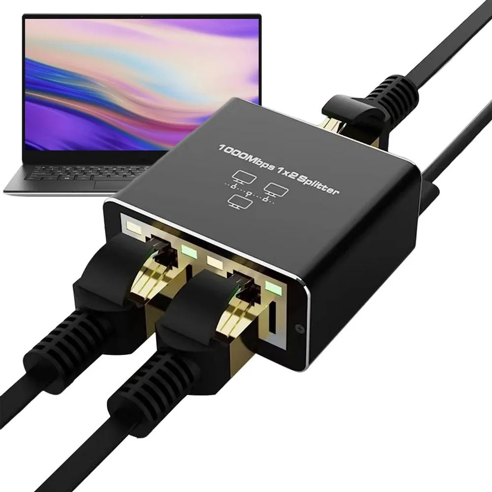 Network Distributor U GREEN RJ45 Splitter 1To2 Gigabit Ethernet Adapter ...