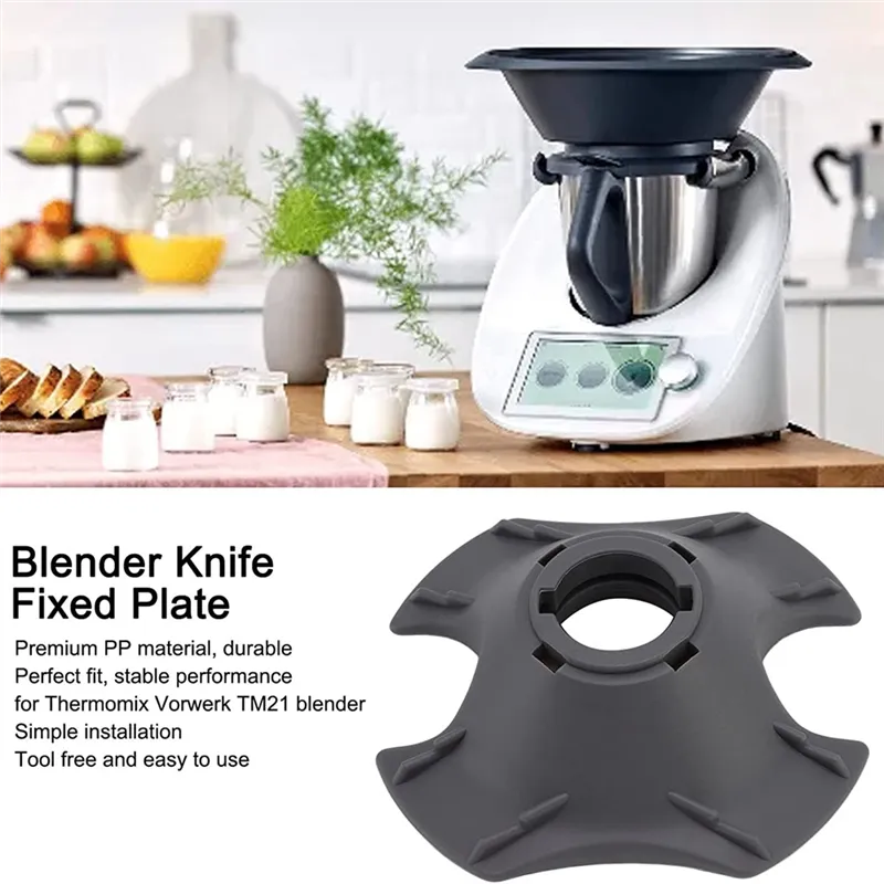 Mixer Attachment Plate Plastic Base with Knife Fixed Plate for
