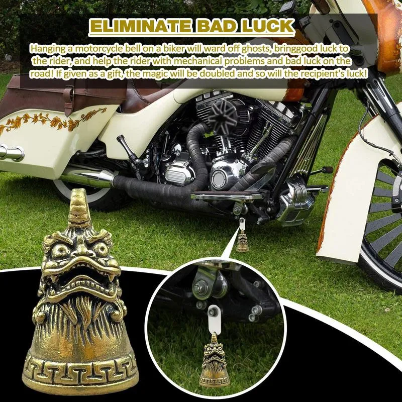 thumbnail image 2 of Guardian® Unicorn Motorcycle Bell – Good Luck Charm For Harley Riders 2 of 6