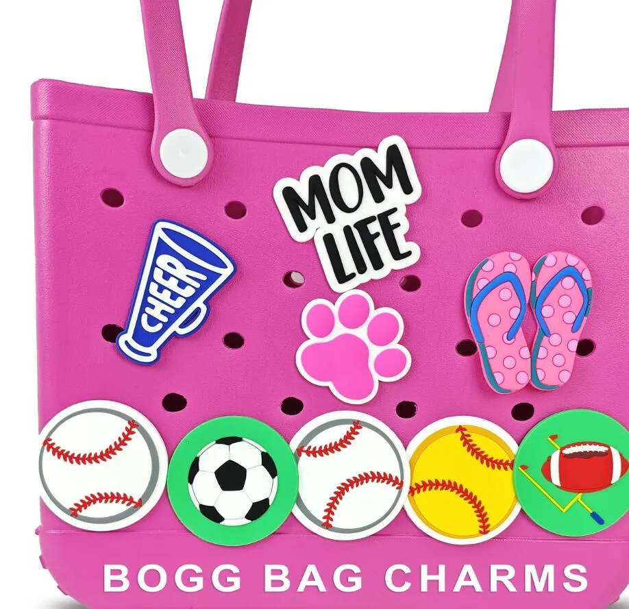 Bogg Bag Charms Set: Personalized 3D Printed Alphabet Letters