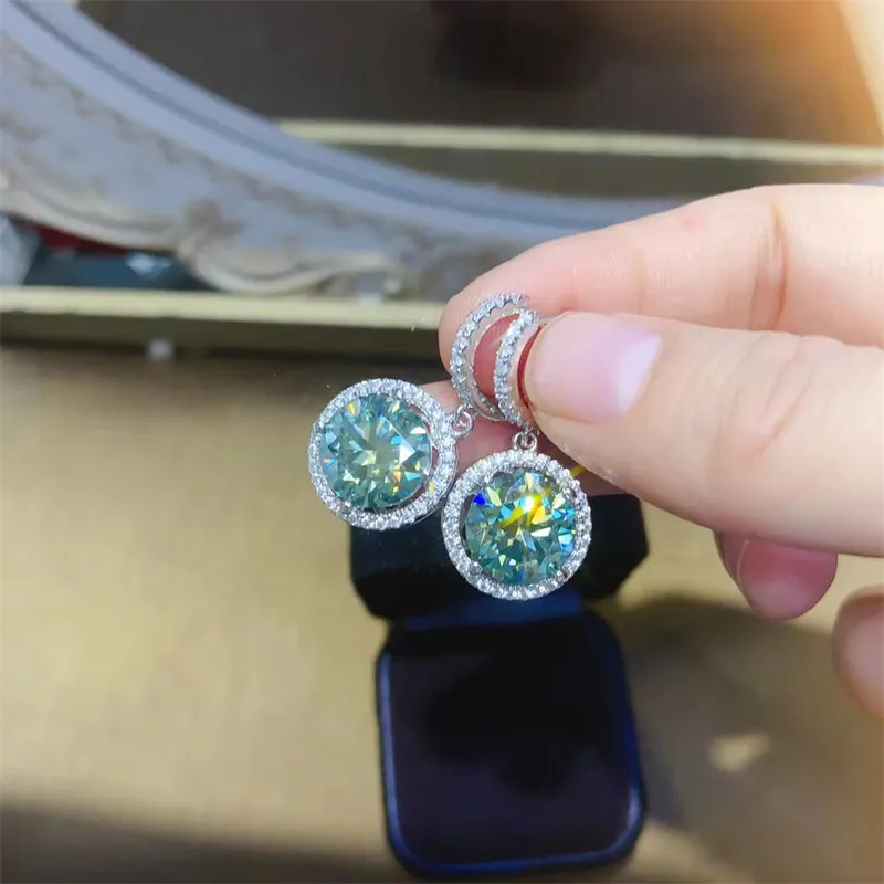 925 Silver Stud Drop Earrings For Women – Fashion Cubic Zirconia Jewelry – Boho Style (Pair)