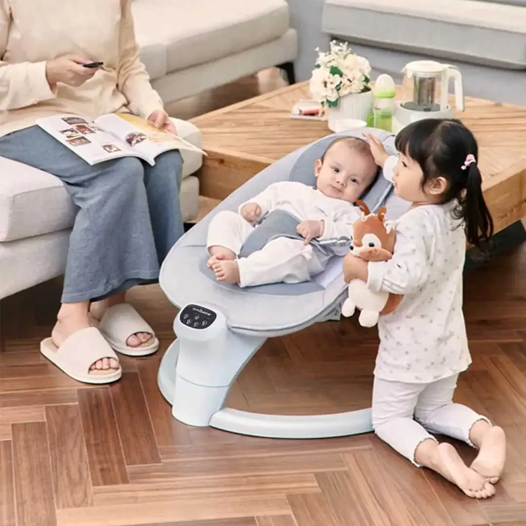 Electric Baby Swing Rocker Cradle with Auto-Soothing Features for ...
