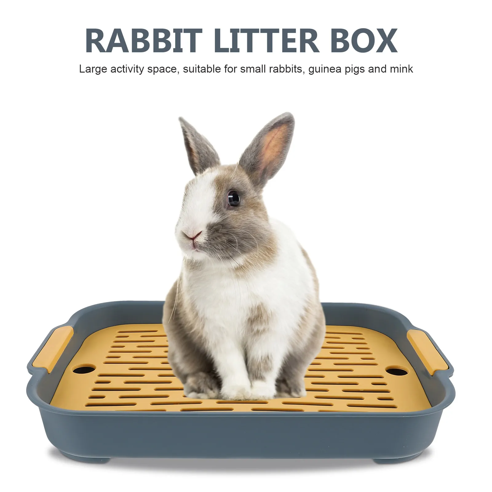 Pet rabbit litter box discount