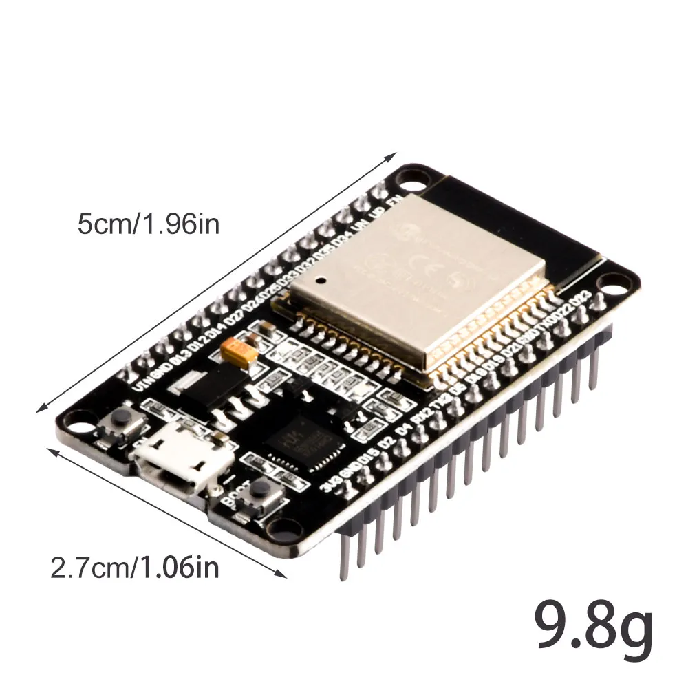 Wemos D1 Mini Kit 5 NodeMCU ESP32 S - Moduli Sviluppo WiFi Bluetooth 2.4GHz, Dual Core, Per IoT E Audio Modulo Sviluppo ESP32 - Foto 3