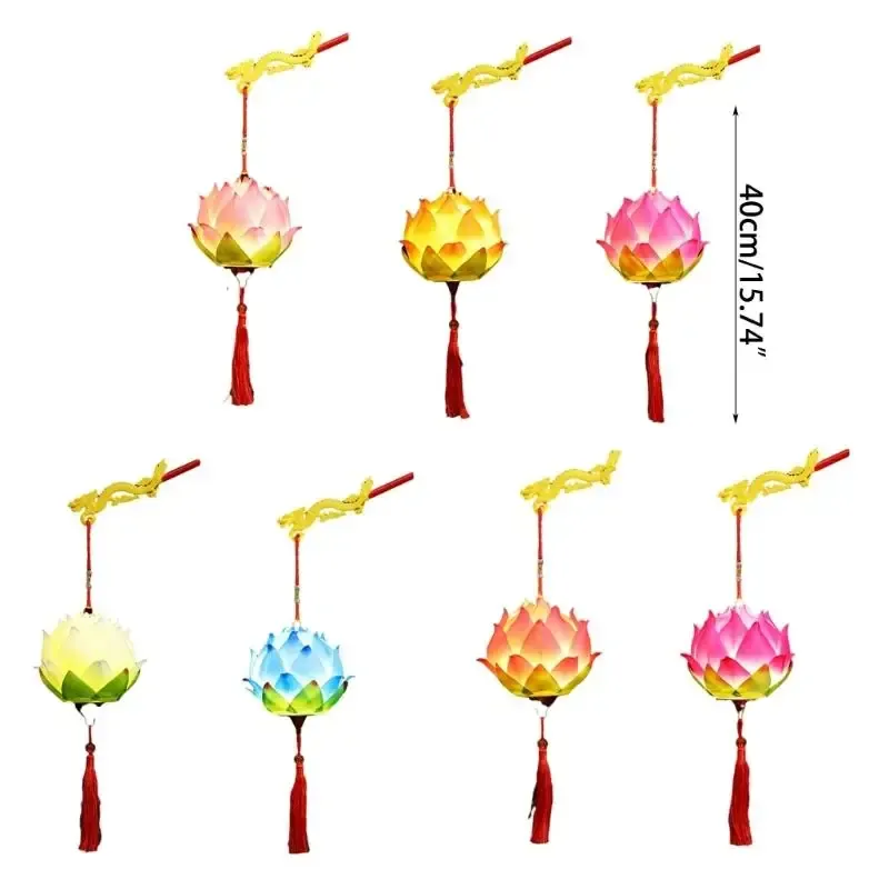 DIY Chinese Traditional Handmade Portable Blossom Flower Lanterns with ...