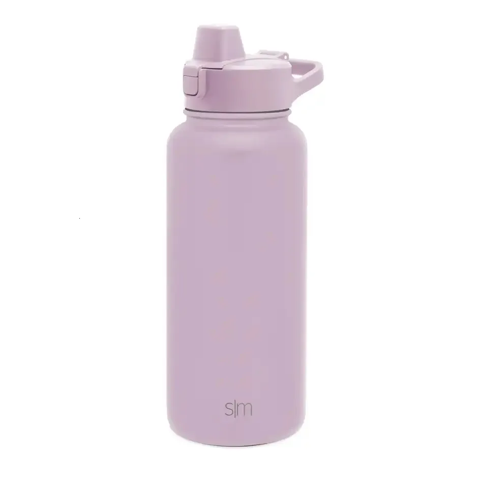 Stainless Steel Water Bottle with Straw Lid | 32oz, Double Wall Vacuum Insulated, Keeps Drinks Cold, Lavender Mist Stainless Steel Water Bottle with Straw Lid | 32oz, Double Wall Vacuum Insulated, Keeps Drinks Cold, Lavender Mist