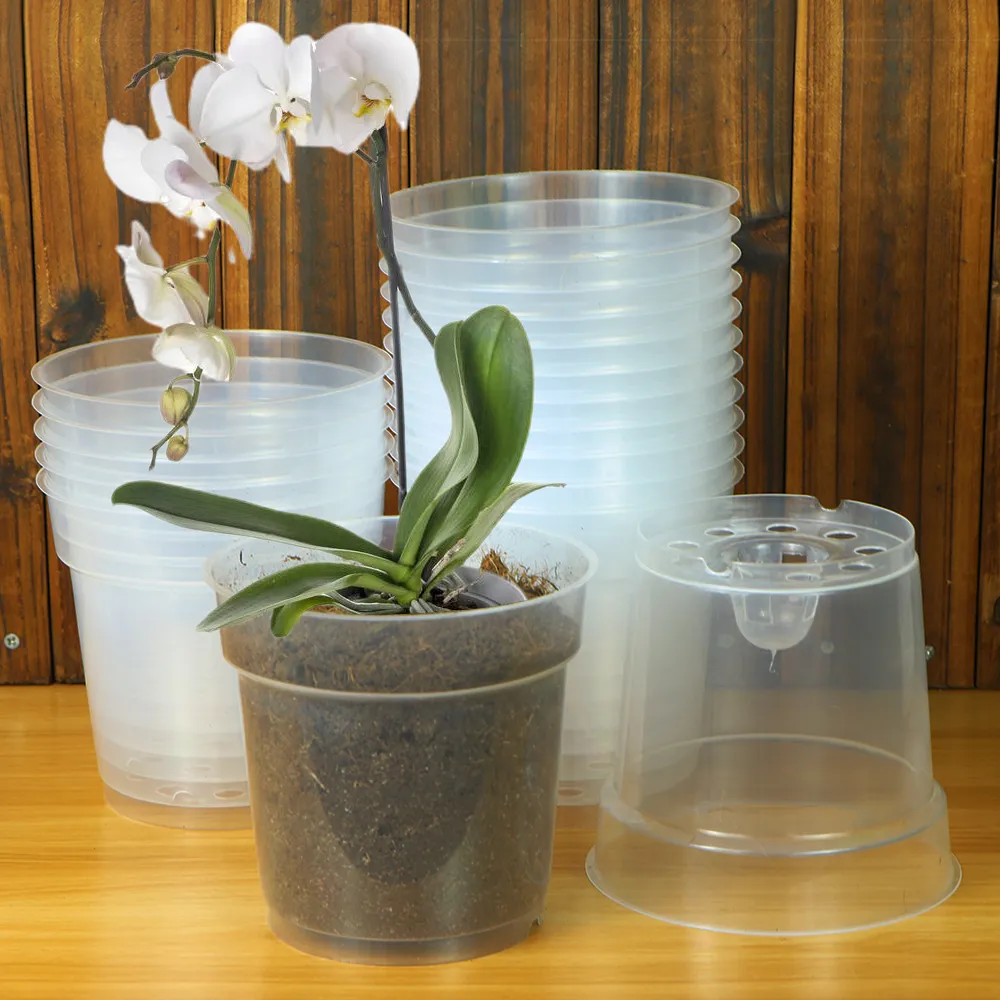 Clear Orchid Plant Pots Transparent Plastic Flower... From Dh911256299,  $25.67 | DHgate.Com