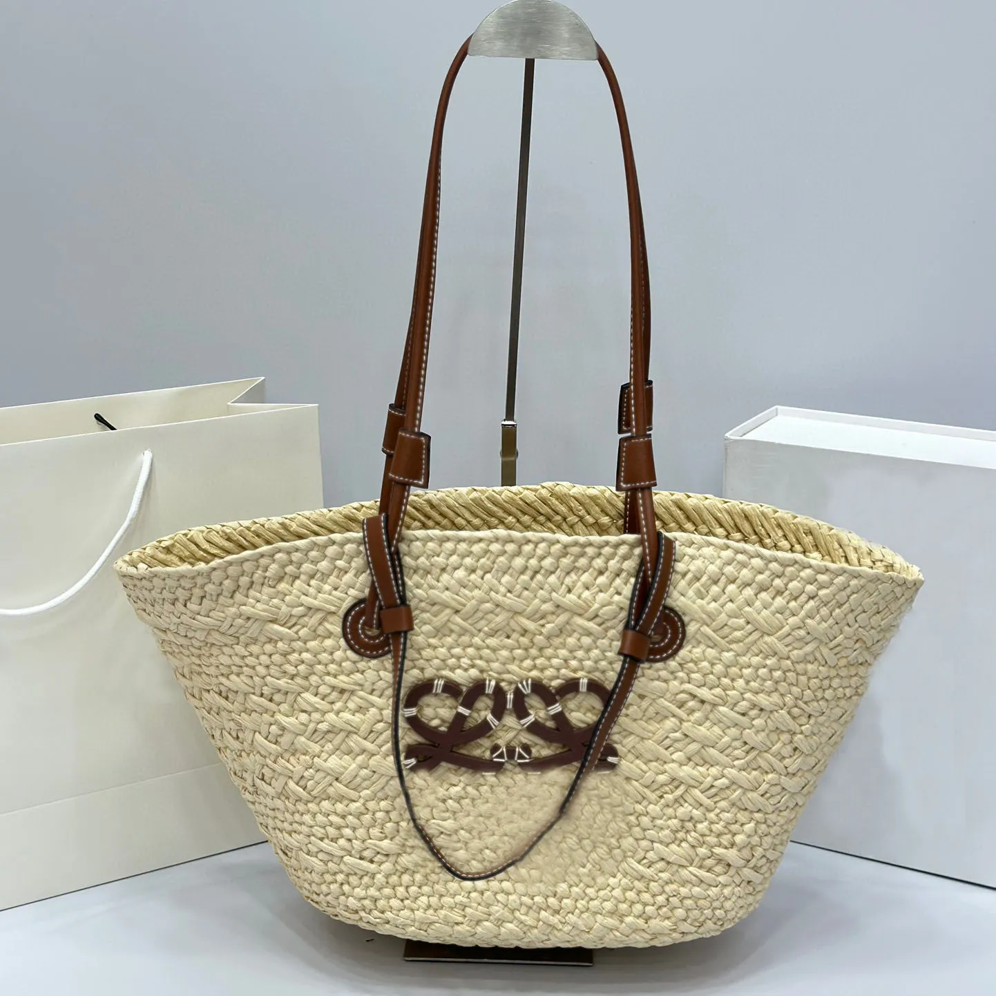 Straw Hobo Bag Women Canvas Shoulder Tote Beach Summer Holiday Work Straw Hobo Bag for Women Tote Bag Summer Vacation Beach  main image 2