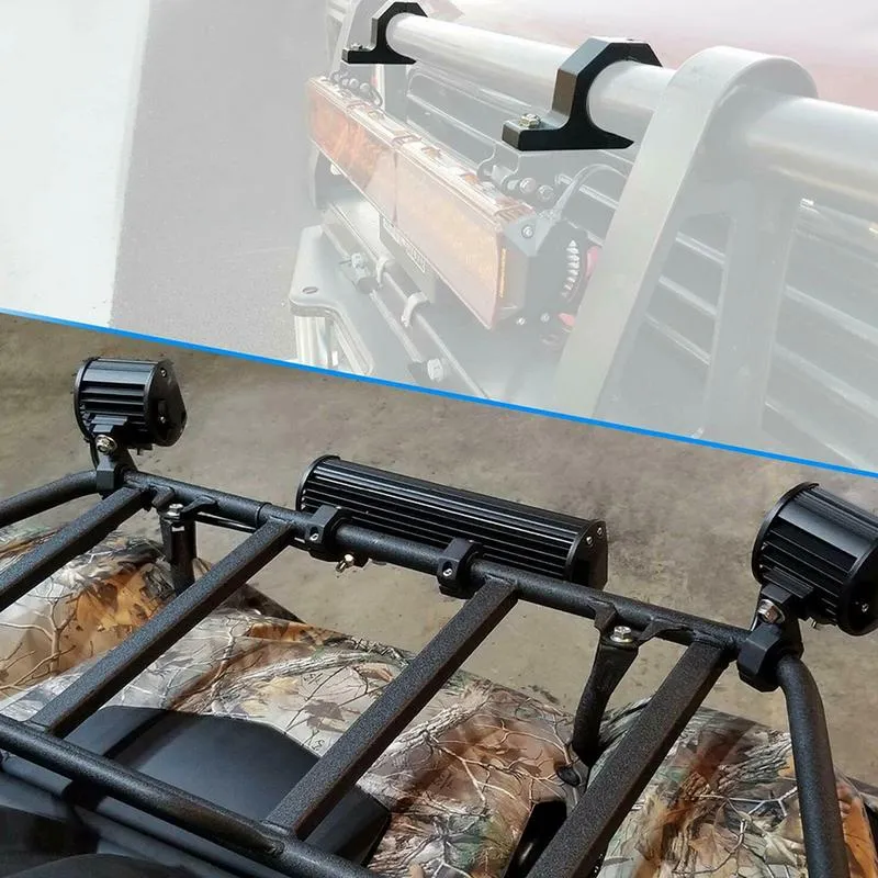 thumbnail image 2 of 2-Pack Bull Bar / Roll Tube Mounting Bracket Clamps For LED Light Bar - ATV UTV 2 of 3