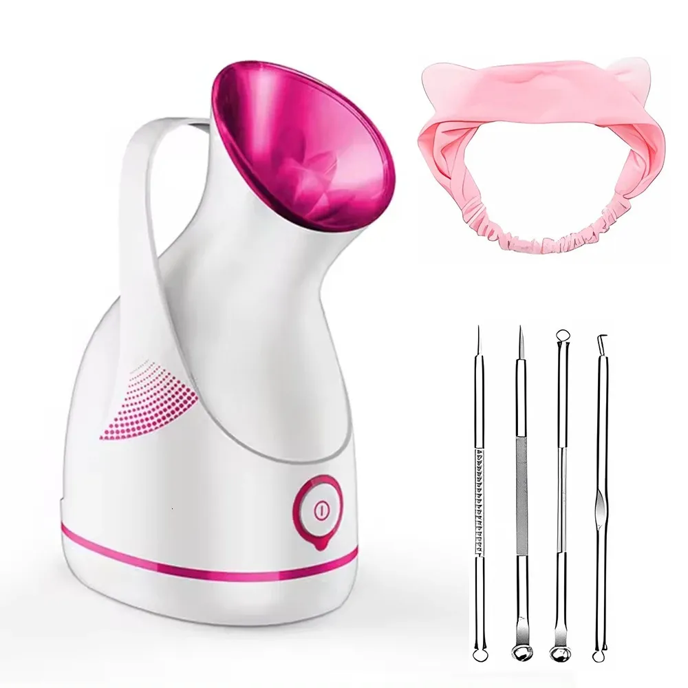 ボディ・フェイスケア Beauty Steamer NANO DMB-745-WHPK Fixdono Nano Ionic Facial Steamer, Warm and Cold Mist with