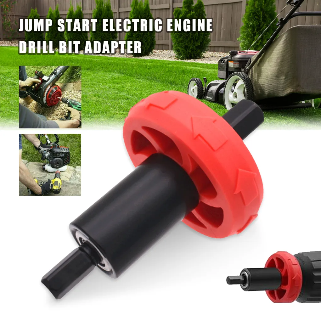 1x Jump Start Electric Engine Starter Drill Bit Adapter For