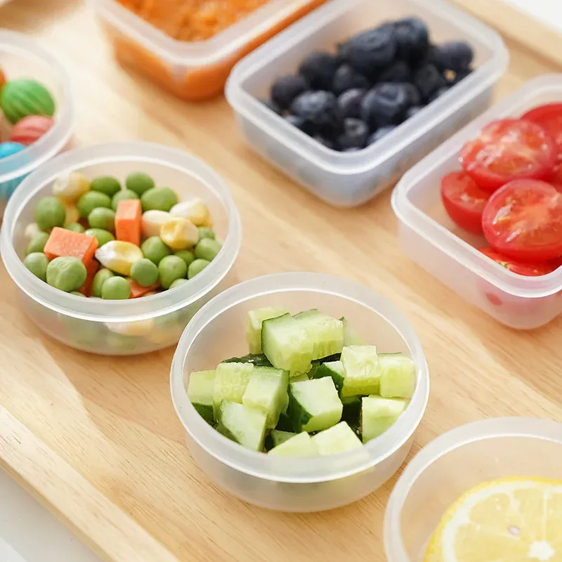 Mini Portable Food Storage Box Small Food Fresh Container with Sealed ...