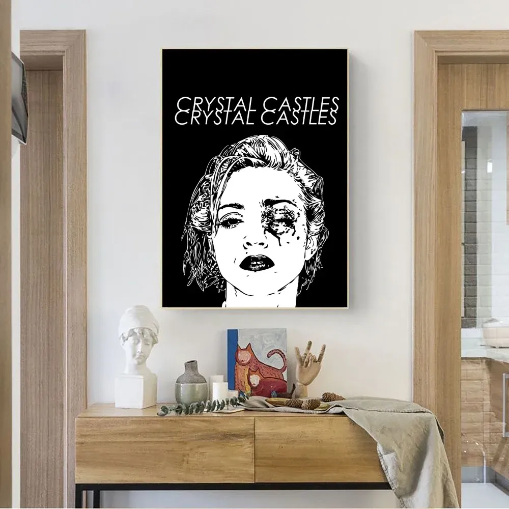 Band Crystal Castles Alice Practice Poster Kraft Paper Vintage