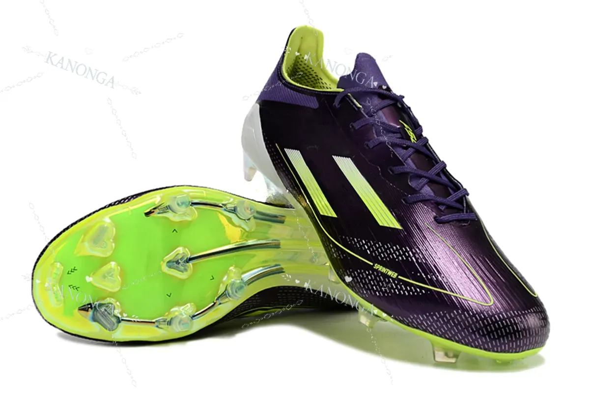 Purple and gold youth football cleats sale