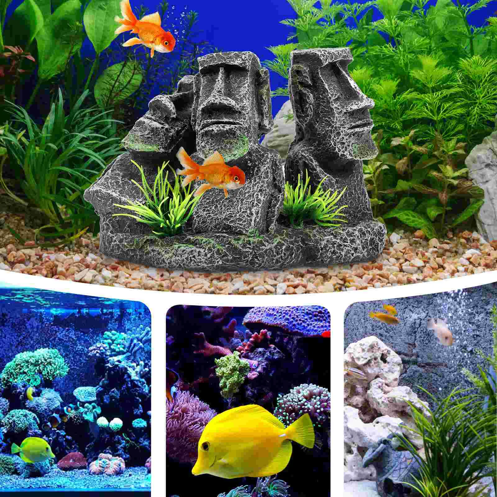 Moai Aquarium Ornaments Fish Tank Decor Accessories for Betta and Large Turtle Tanks from Dhgate Others Cat Grooming - price 46.78 Moai Aquarium Ornaments Fish Tank Decor Accessories for Betta and Large Turtle Tanks from Dhgate Others Cat Grooming - price 46.78