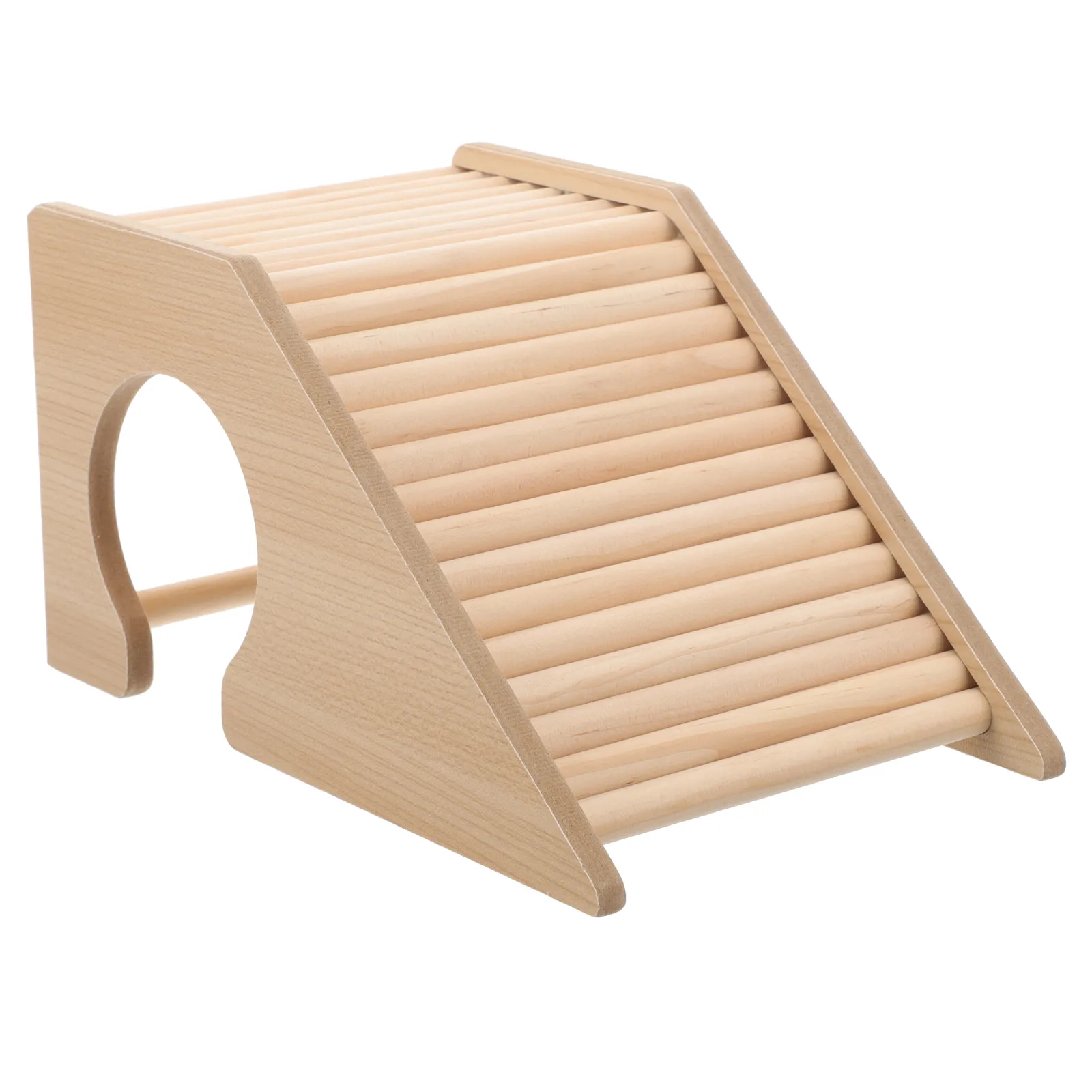 VOSAREA Wooden Bird Ladder Swing For Parrots Level Rotating