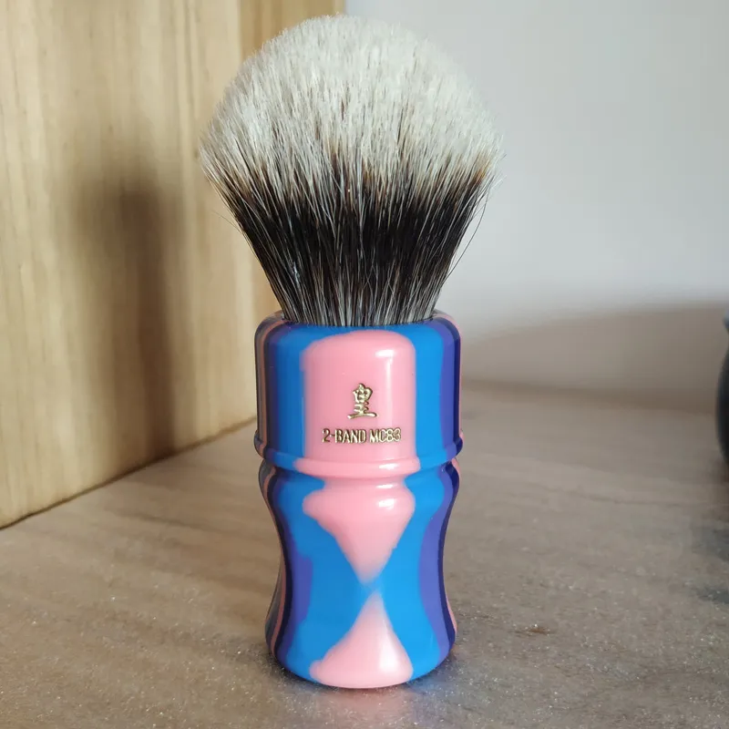 Dscosmetic Rainbow Resin Shaving Brush Handle Hand Made From Ddmymay ...