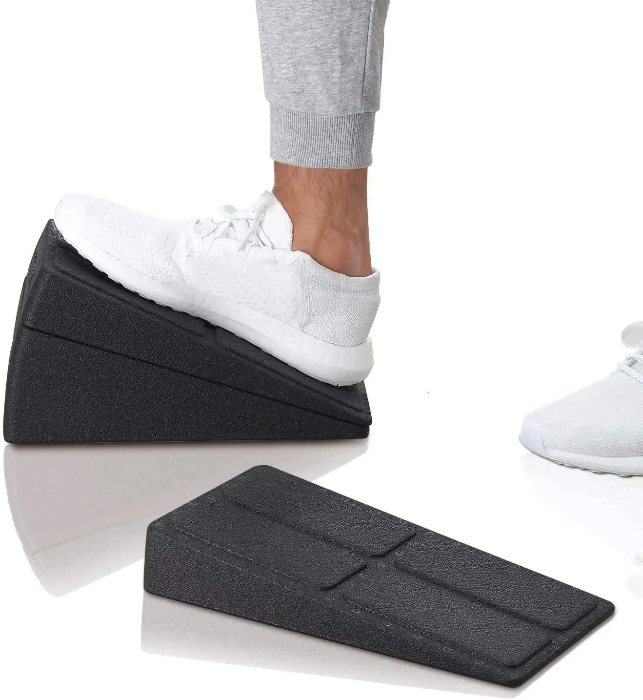 Feet Extention Adjustable Yoga Foot Extension Tiles Set Of 3 Squatting Wedges And ...