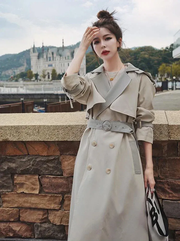 タグ付き 定価5.9万円 LADY MAXI TRENCH COAT タグ付き 定価5.9万円 LADY MAXI TRENCH COAT タグ付き 定価5.9
